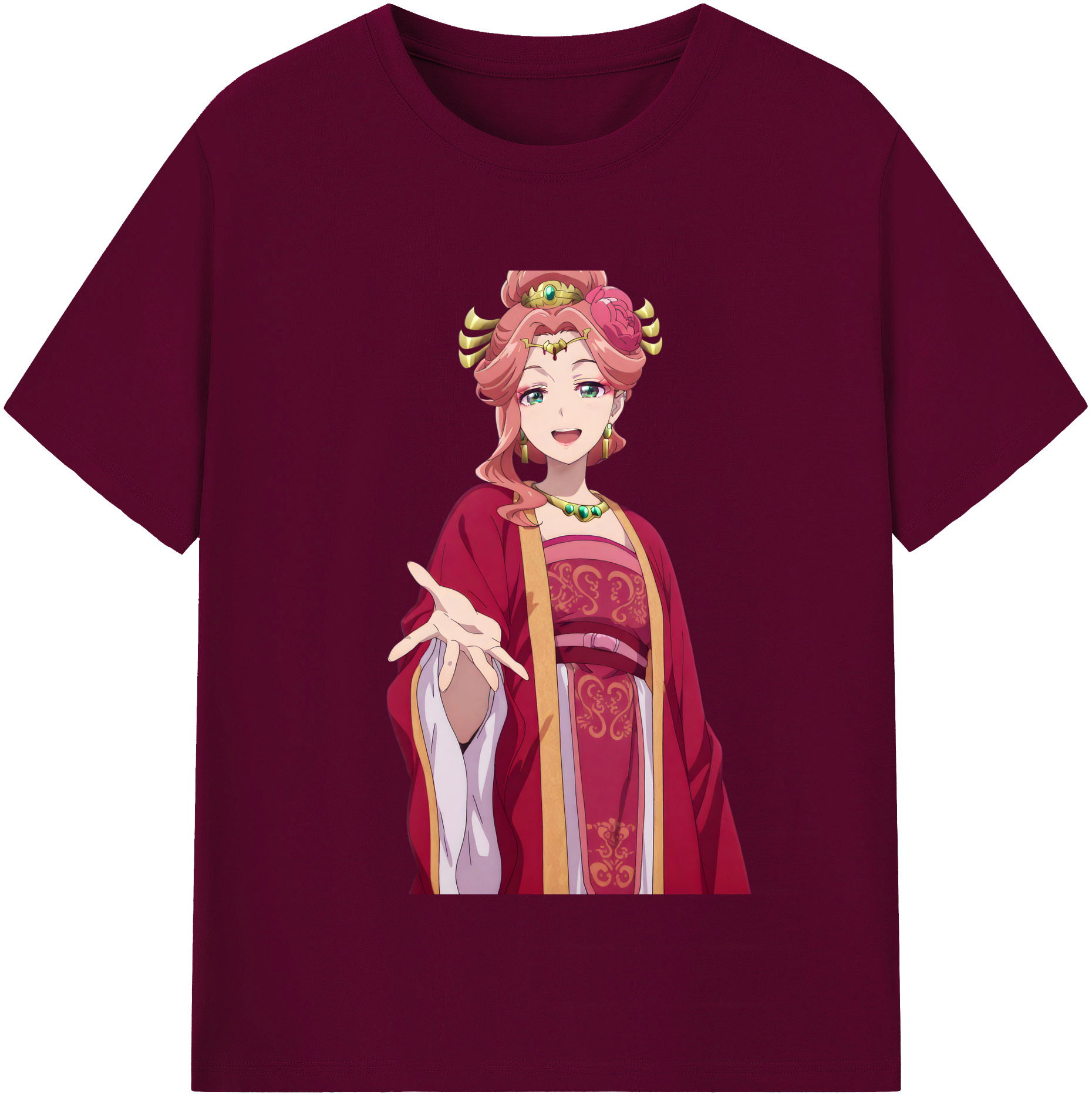 （画像用） 薬屋のひとりごと The Apothecary Diaries レディースカジュアルプリントTシャツ（綿100％）